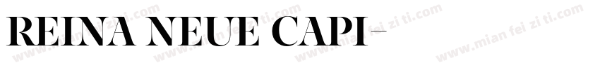 Reina Neue Capi字体转换
